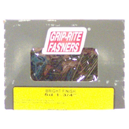 Primus Source Prime Source  1-.25in. Bright Smooth Shank Finish Nail  3F1 3F1